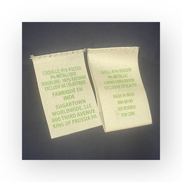 new Lilly Pulitzer 𖦹 Cristiana Chiffon Midi Dress 𖦹 Navy Viscose Metallic 𖦹 4 - Picture 12 of 17